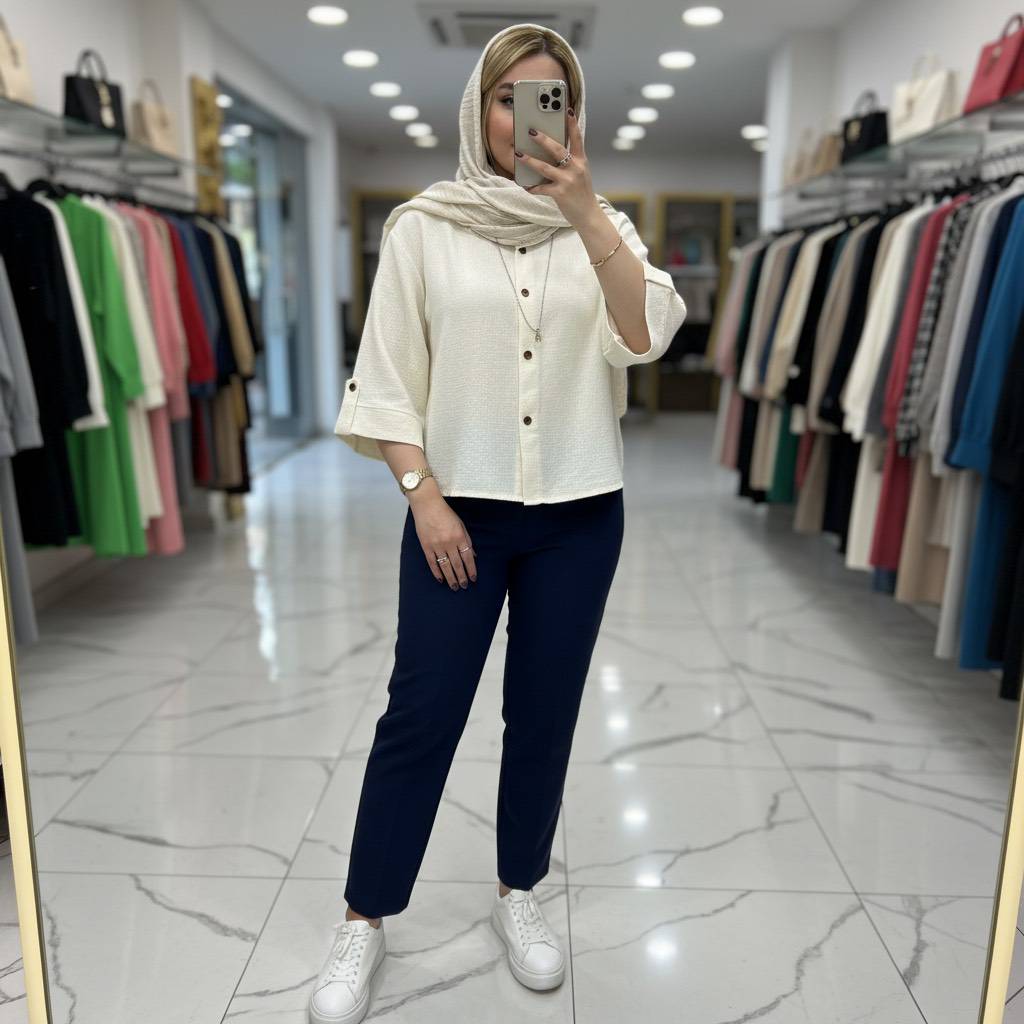 شومیز باکسی طهورا
