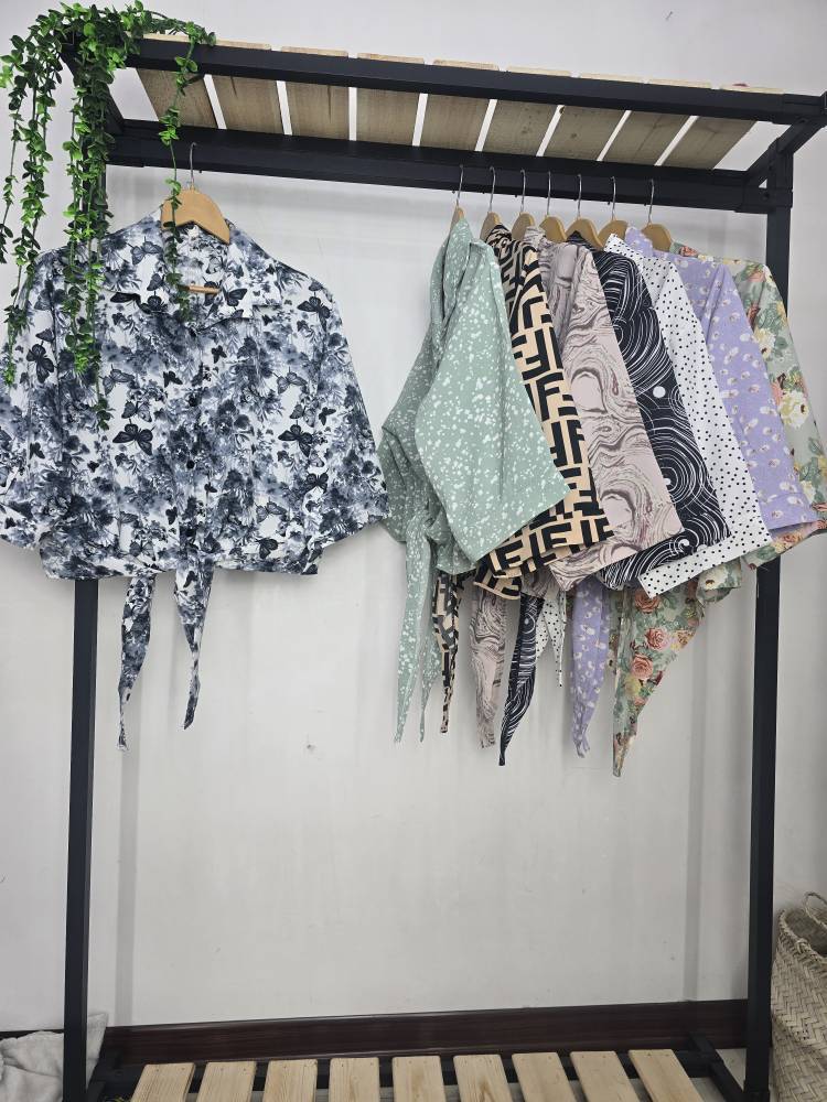 شومیز گره ای طرحدار