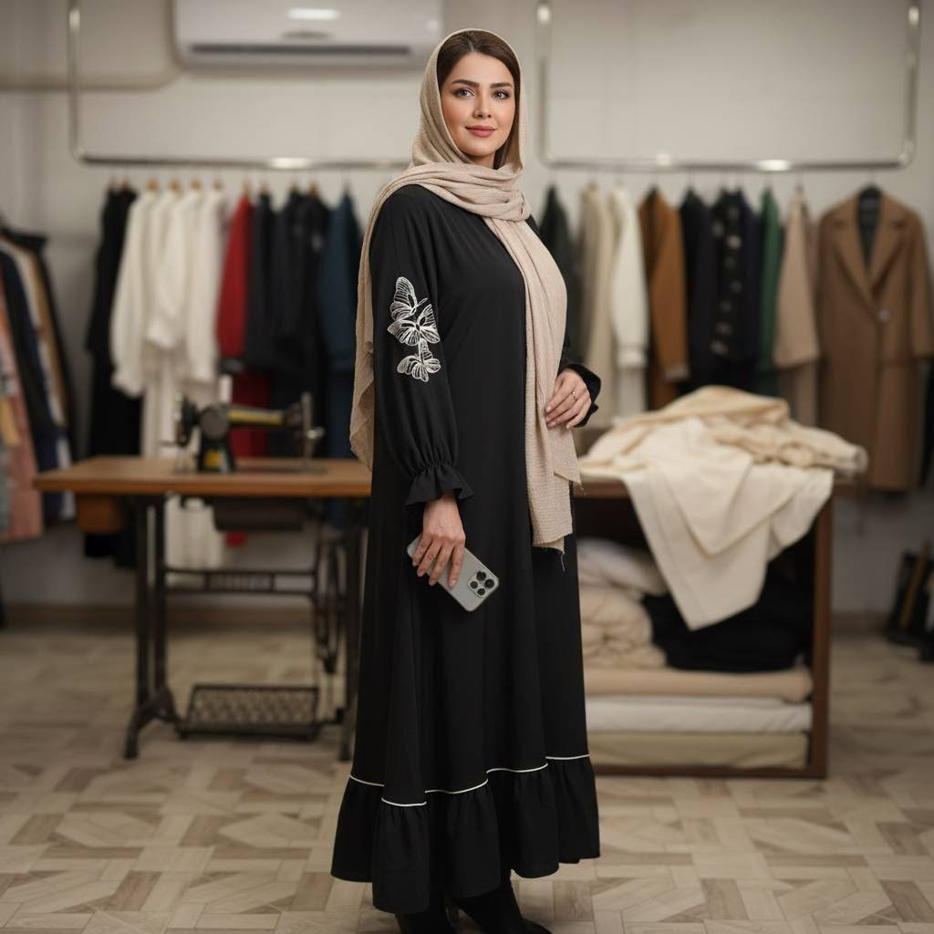 عبایی ترندچیندار