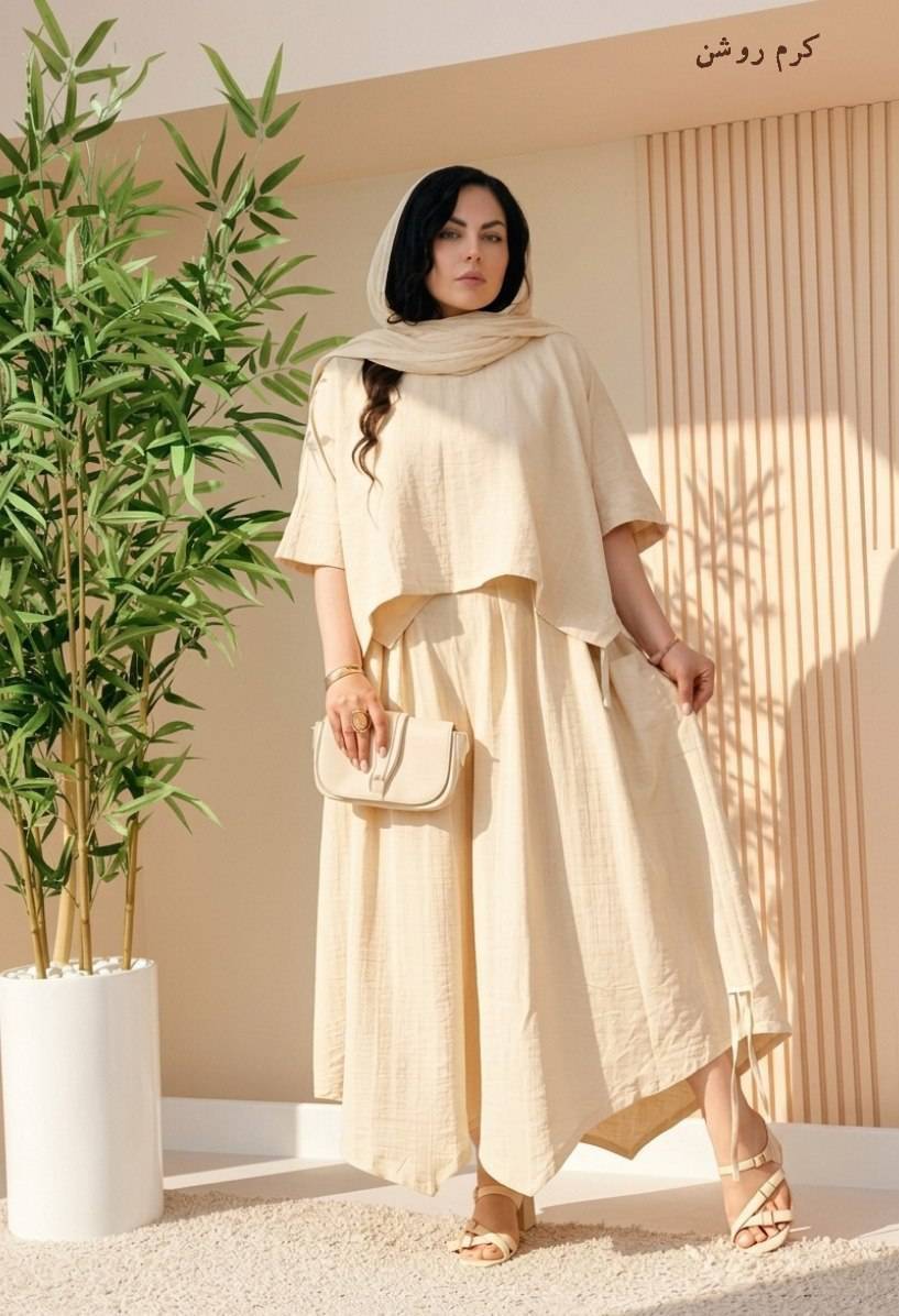 ست شومیز شلوار دامنی