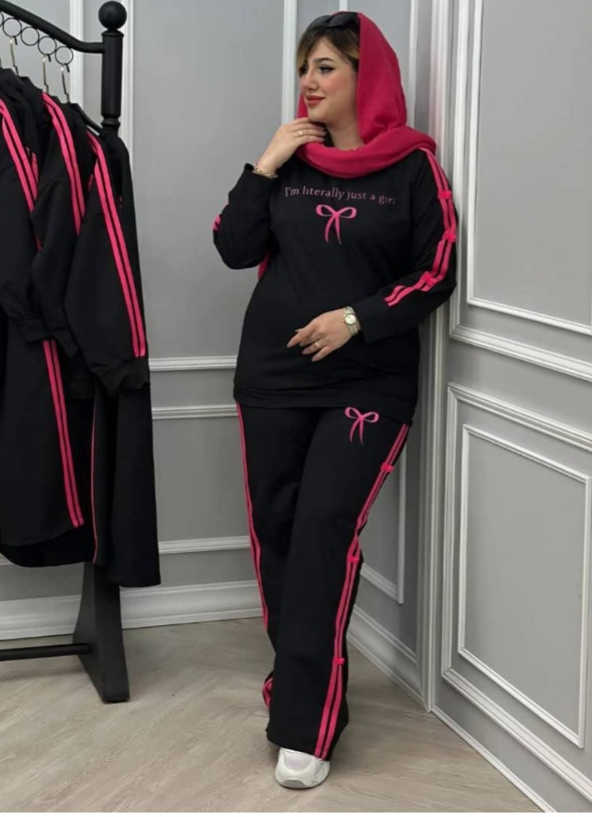 ست آستین دار پاپیونی اسپرت