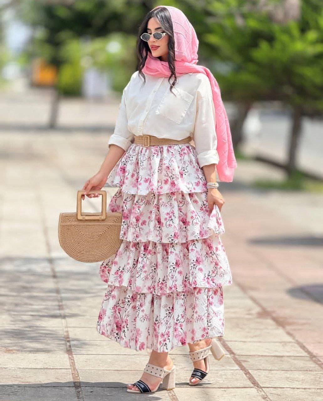 دامن طبقه ای