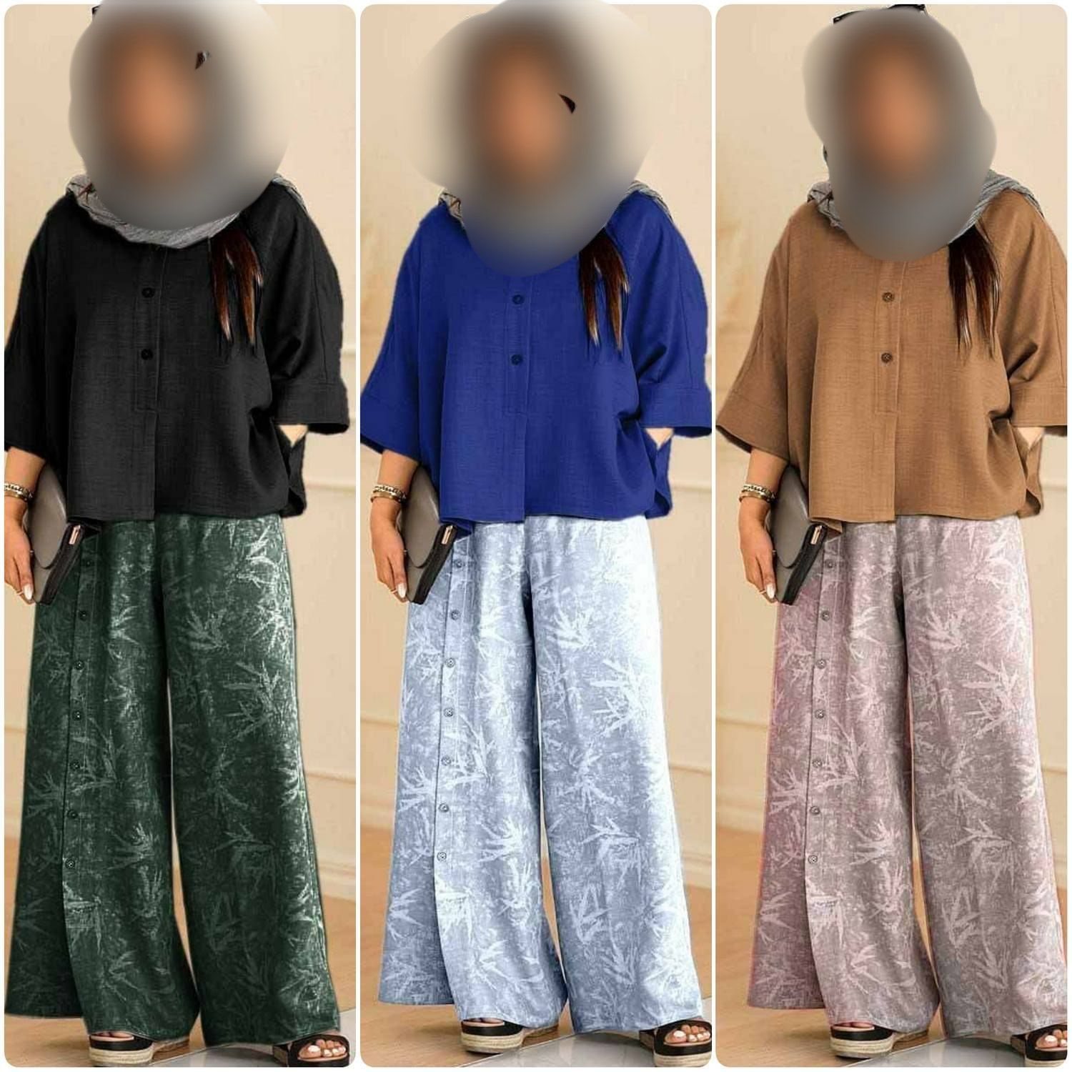 ست شومیز شلوار مهستی